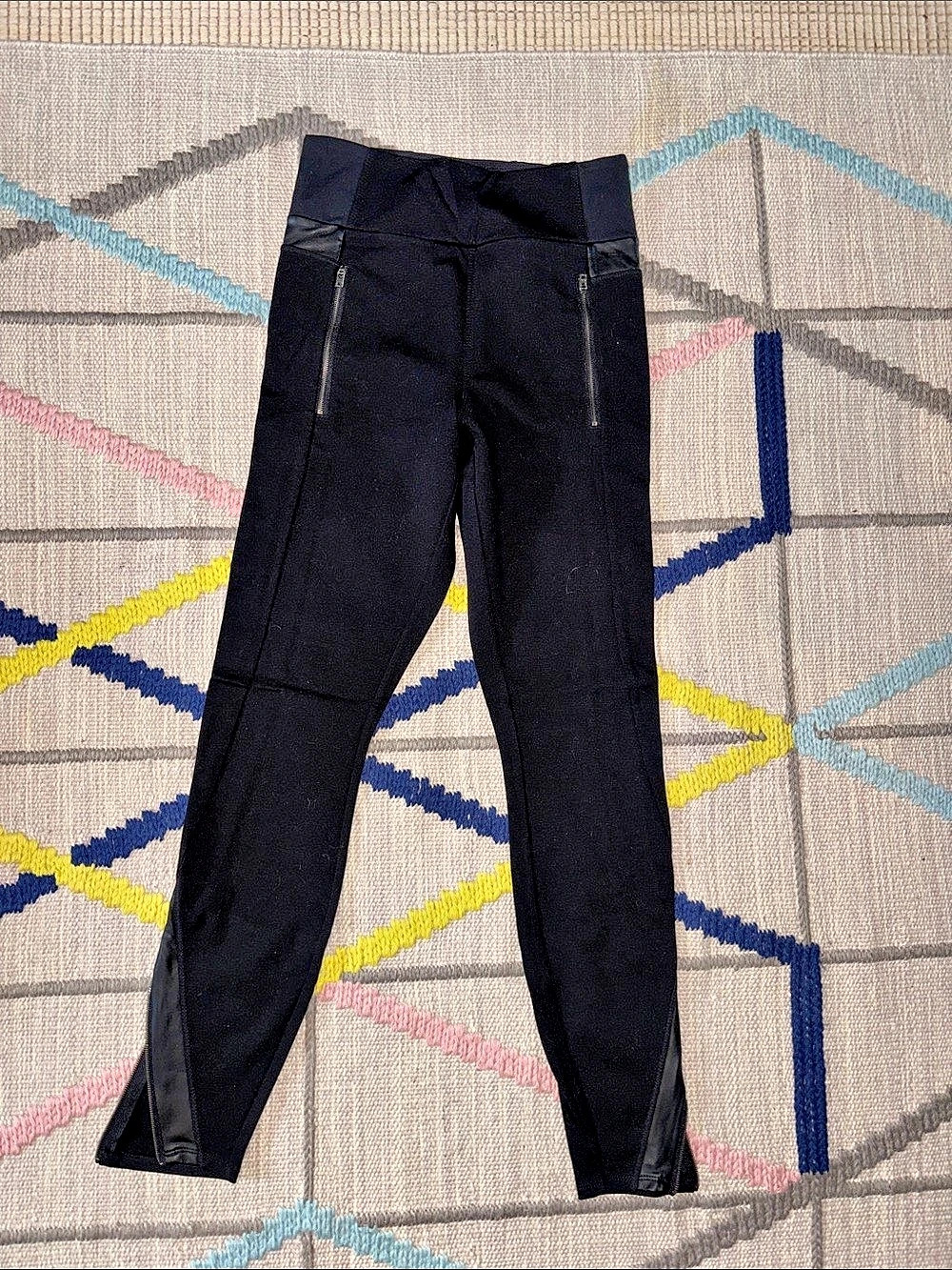 Athleta Delancey Gleam Tight Black Leggings XS